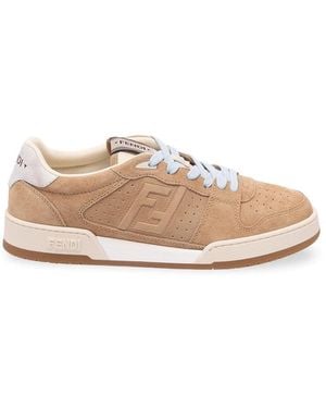 Fendi 'Match' Sneakers - Natural