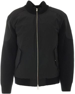 Moose Knuckles Magnus Knit Hybrid Jacket - Black