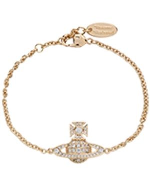 Vivienne Westwood Carmela Bras Relief Bracelet - Metallic
