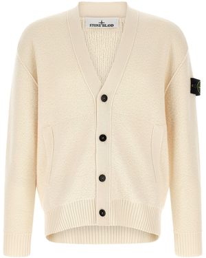 Stone Island '5100010' Cardigan - Natural