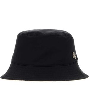Burberry Nylon Bucket Hat - Black