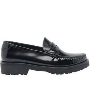 Saint Laurent Le Loafer Loafers With Thick Sole - Black