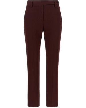 Brunello Cucinelli 'Monile' Detail Pants - Purple