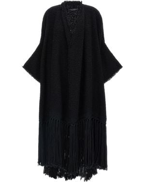 Dolce & Gabbana Dolce&Gabbana 'Bouclé' Cape - Black