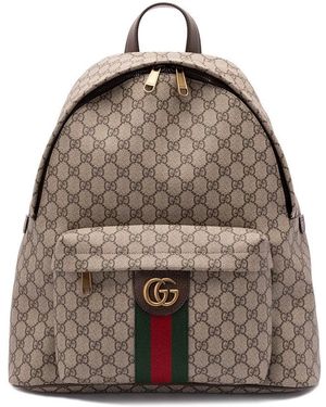 Gucci 'Ophidia' Medium Backpack - Brown