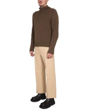 Bottega Veneta Textured Jersey With Hood - Brown