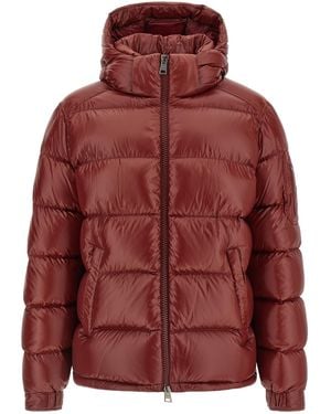 Herno Semi-Gloss Quilted Down Jacket - Red