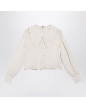 Chloé Milk Silk Blouse - White