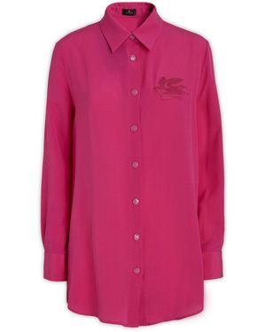 Etro Clothing Coats - Pink