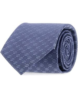 Gucci Air Force Silk Tie - Blue