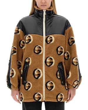 Gucci Jacquard Zipper Jacket - Black