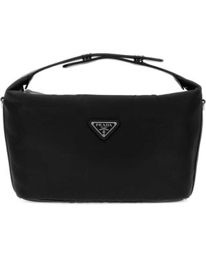 Prada Re-Nylon Mini Cherie Handbag - Black