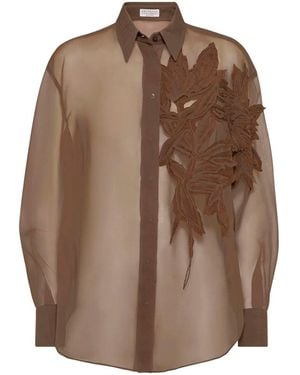 Brunello Cucinelli Shirt - Brown