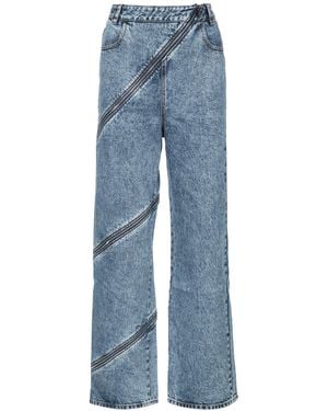 Alaïa Spiral Pants - Blue