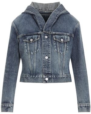 Alaïa Alaïa Trucker Denim Jacket - Blue