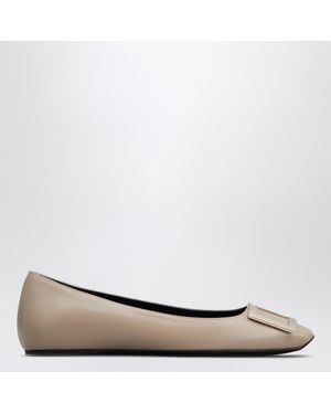 Roger Vivier Trompette Ballerinas - Natural