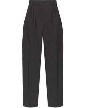 Givenchy Pleated Wool Pants Clothing - Blue