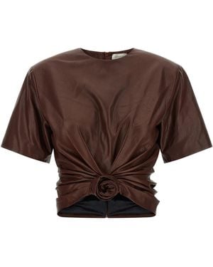 Magda Butrym '15' T-Shirt - Brown