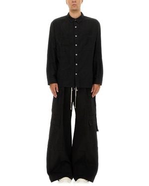 Rick Owens "Jumbo Outershirt" Shirt - Black