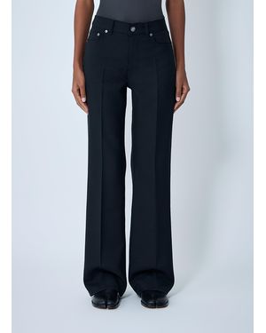 Our Legacy Permanent Crease Boot Cut Pants - Blue