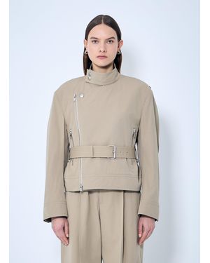Bottega Veneta Compact Cotton Blouson - Natural