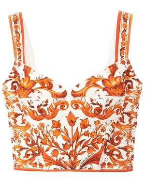Dolce & Gabbana Dolce&Gabbana Clothing Tops - Orange
