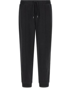 Brunello Cucinelli Cotton, Cashmere And Silk Sweatpants - Black