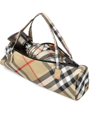 Burberry Check Umbrella - Metallic