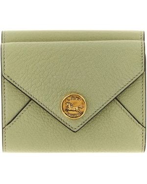 Chloé 'Envelope' Small Tri-Fold Wallet - Green