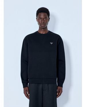 Prada Technical Cotton Sweatshirt - Blue