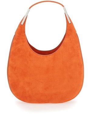 SAVETTE 'Florence Small' Shoulder Bag With Open Top - Orange