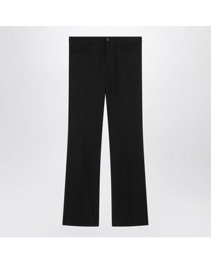 Balenciaga Regular Fit Tailored Pants - Black