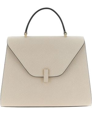 Valextra Iside Hand Bags Beige - Natural