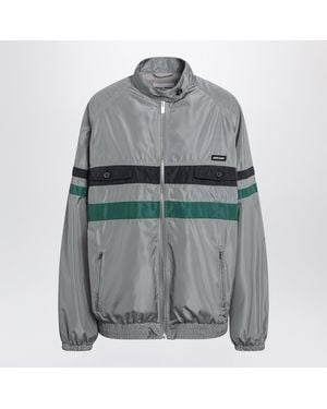 Miu Miu Tech Silk Blouson - Gray