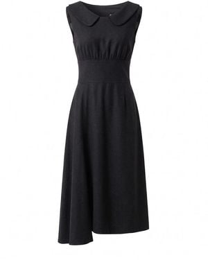 Prada Sleeveless Midi Dress - Black