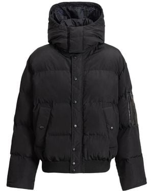 Balmain Coats - Black