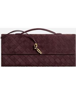 Bottega Veneta Andiamo Clutch - Purple