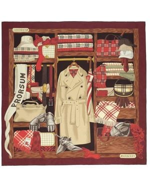Burberry Scarf Silk - Multicolor