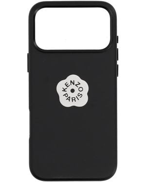 KENZO Custodia Per Iphone 17 Pro Max Boke Flower 2.0 - Black