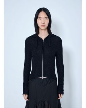 Our Legacy Compact Hooded Zip-Up Cardigan - Blue