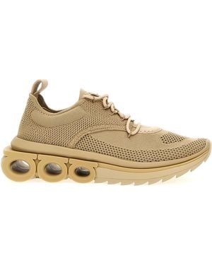Ferragamo Running Sneaker - Natural