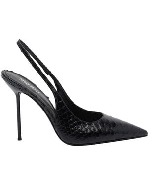 Paris Texas Lidia Pump Slingback - Black