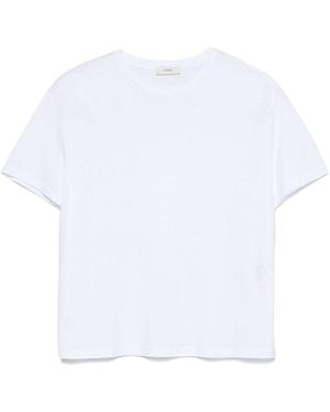 TOTEME Cotton Blend T-Shirt - White