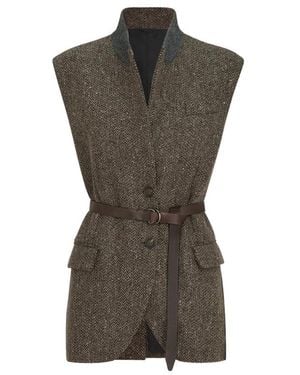 Brunello Cucinelli Jackets - Brown