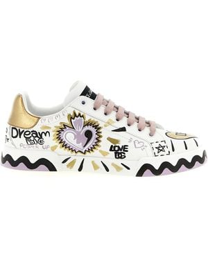 Dolce & Gabbana 'Portofino' Sneakers - White