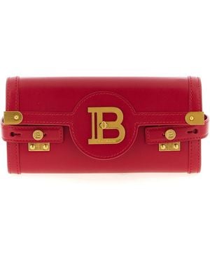 Balmain 'B-Buzz 23' Clutch - Red