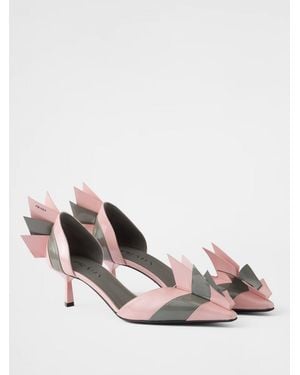 Prada Pointed Toe Heels - Pink