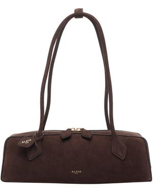 Alaïa Medium Le Teckel Shoulder Bag - Brown