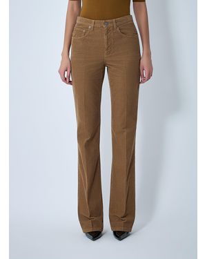 Saint Laurent Clyde Corduroy Pants - Natural