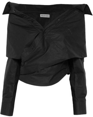 Balenciaga Cotton Shirt - Black